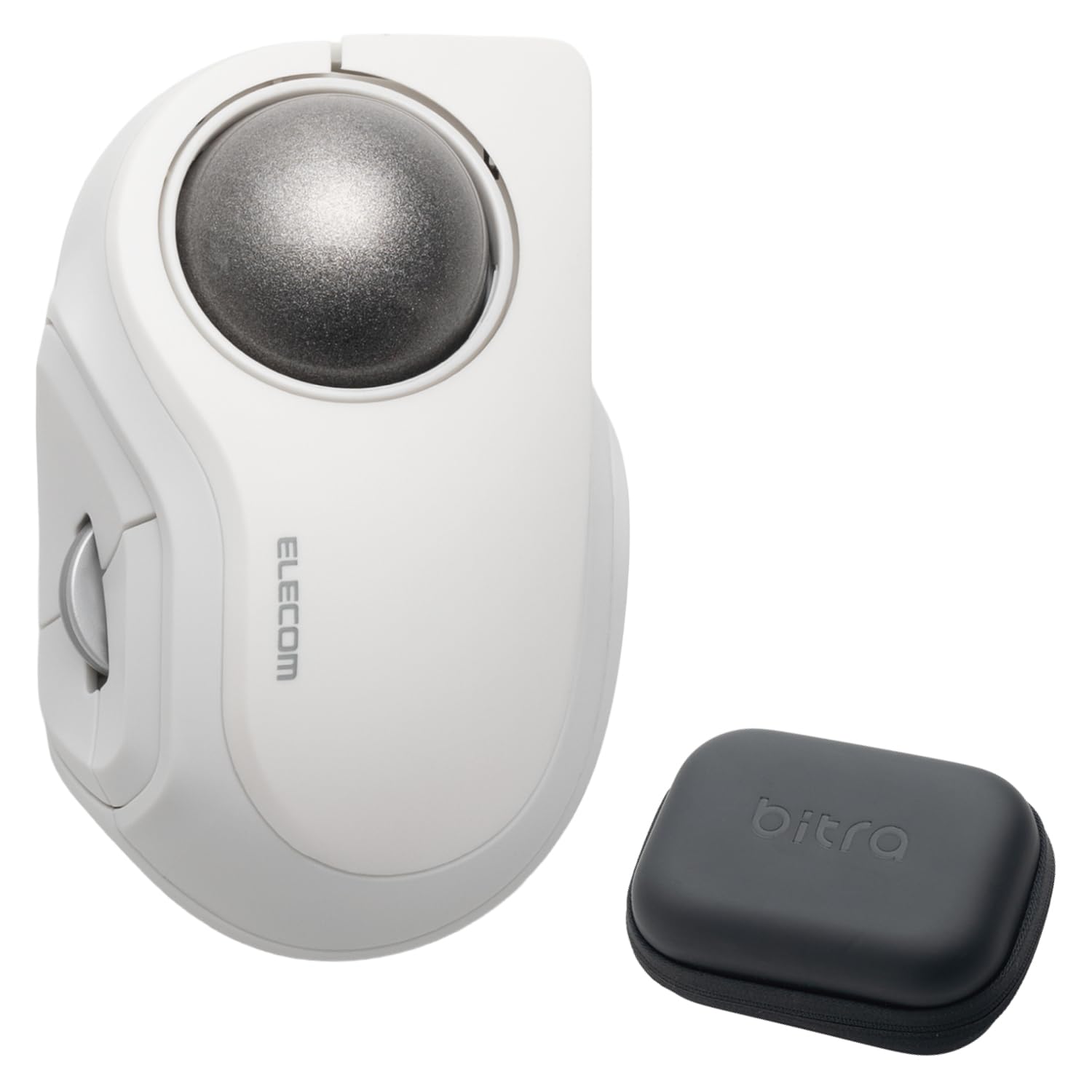 Amazon.co.jp: エレコム トラックボールマウス bitra 静音 人差し指